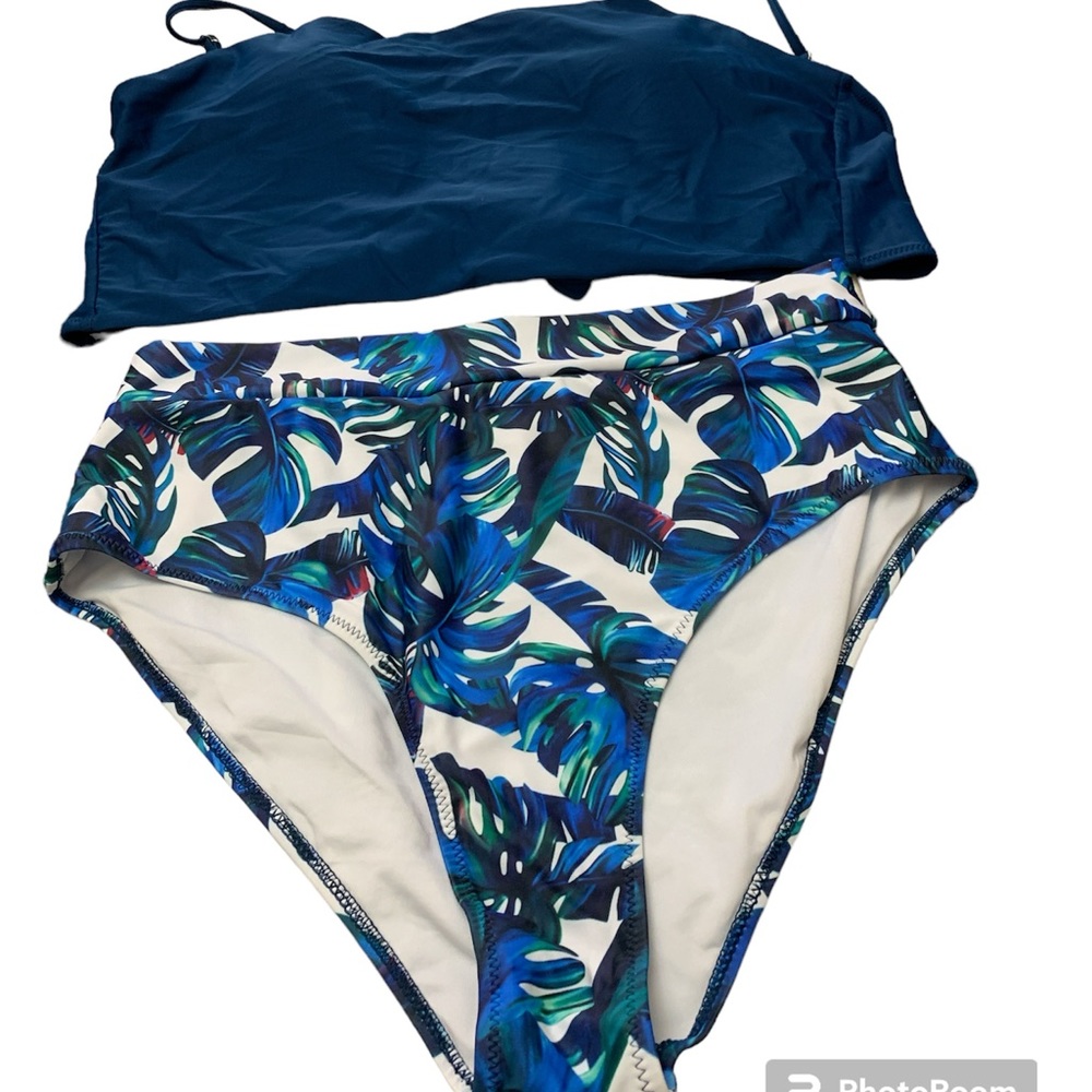 Avanova blue 2 piece swim suit